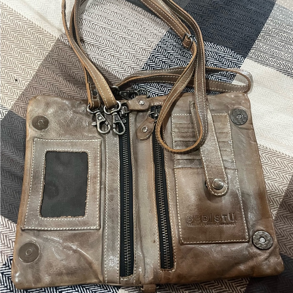 Bed Stu Tan Bayshore Wallet/Crossbody - Picture 4 of 5